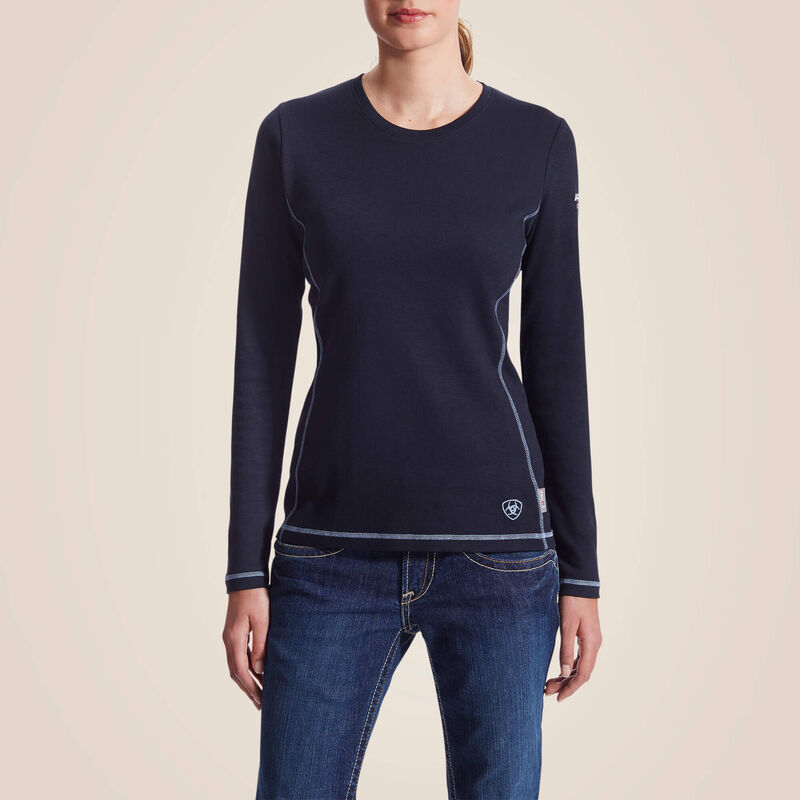 Ariat FR Polartec 1/4 Zip Fleece in Navy Ariat FR Polartec 1/4 Zip Fleece in Navy