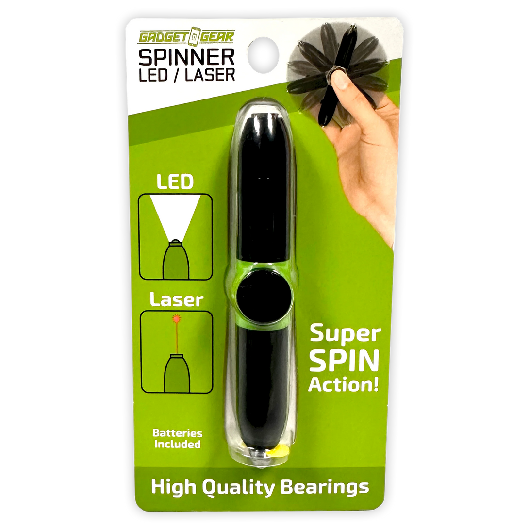 Gadget Gear Spinner LED Light & Laser - Image 1