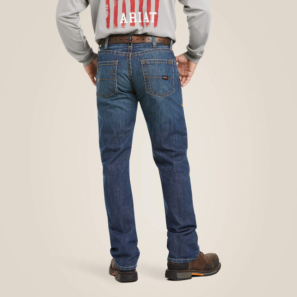 Ariat Men's FR M5 Clay 10015160 Straight Basic Stackable Straight Leg Jean - Image 1