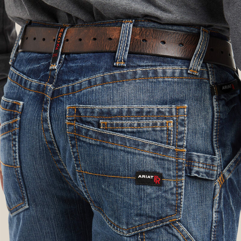 Ariat Men's FR M4 Flint 10017262 Relaxed Workhorse Boot Cut Jean - Image 5