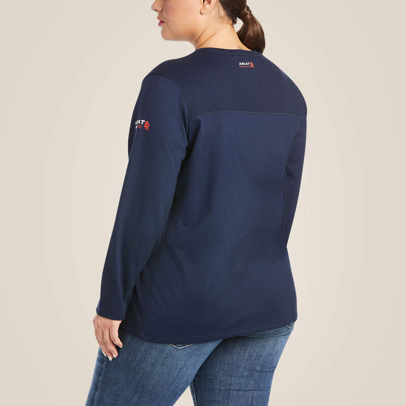 Ariat Women's FR AC Crew Top - Image 2