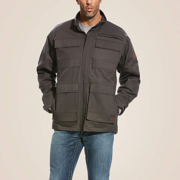 Ariat Men's FR Canvas Stretch Jacket-DC - Image 1