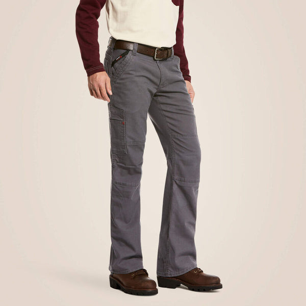 Ariat Men's FR 10027709 Stretch DuraLight Canvas Stackable Straight Leg Pant - Image 1
