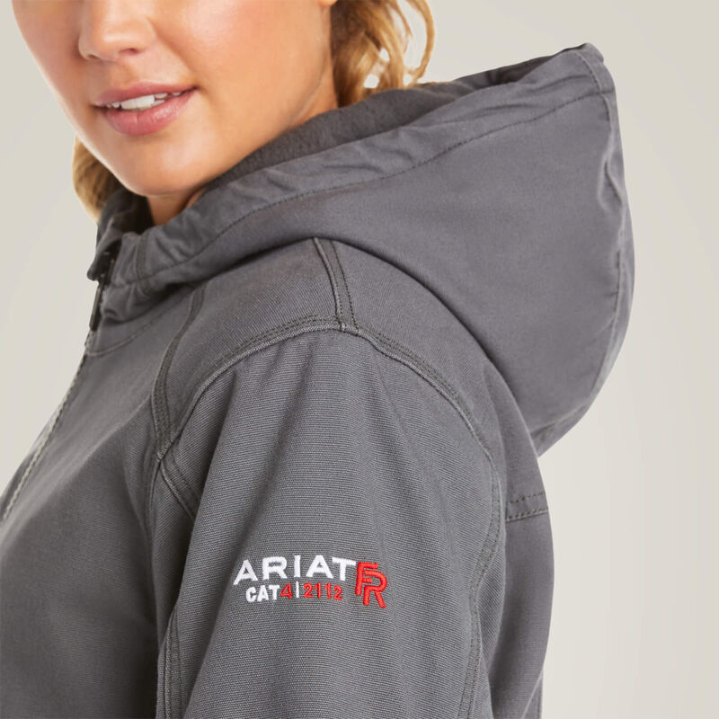 Ariat Women's FR  DuraLight Stretch Canvas Jacket - Image 4