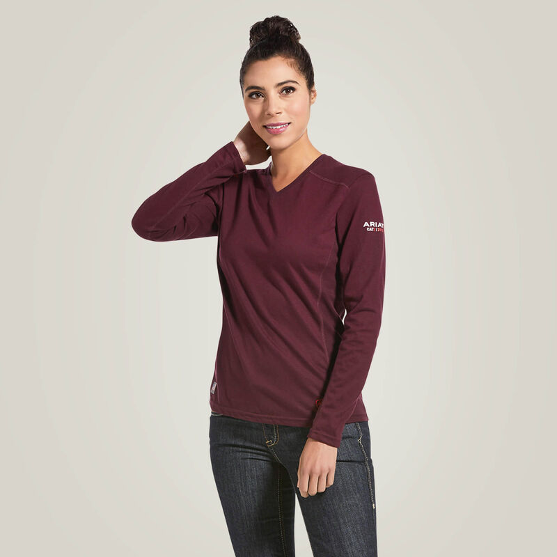 Ariat Women's FR AC Crew Top - Image 7