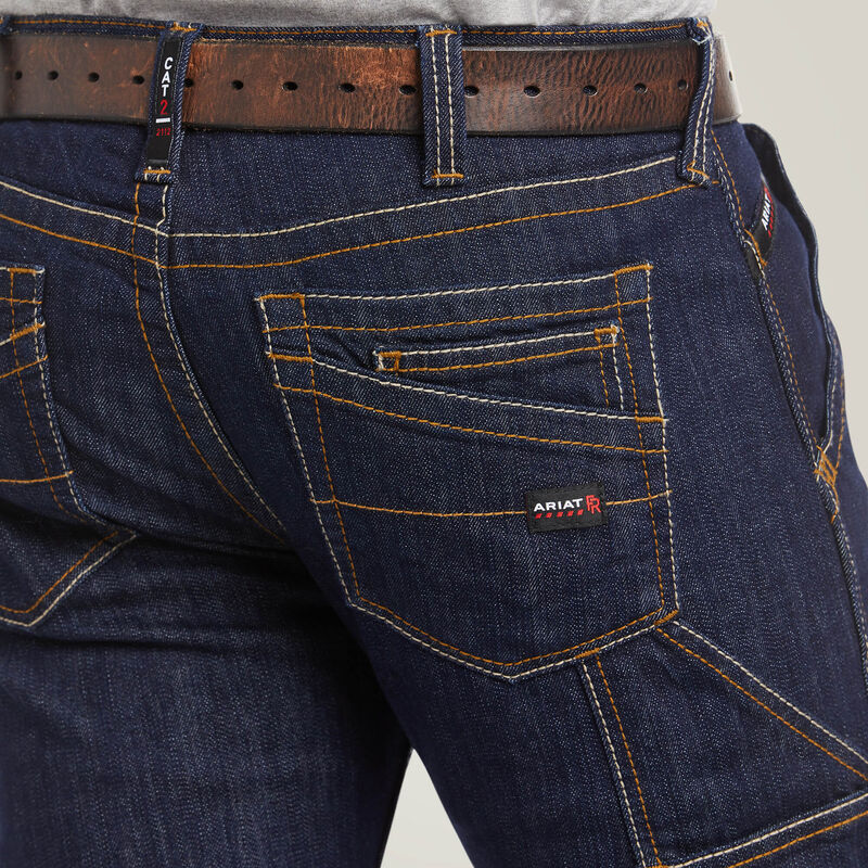 Ariat Men's FR M7 10034626 Slim DuraStretch Workhorse Stackable Straight Leg Jean - Image 5