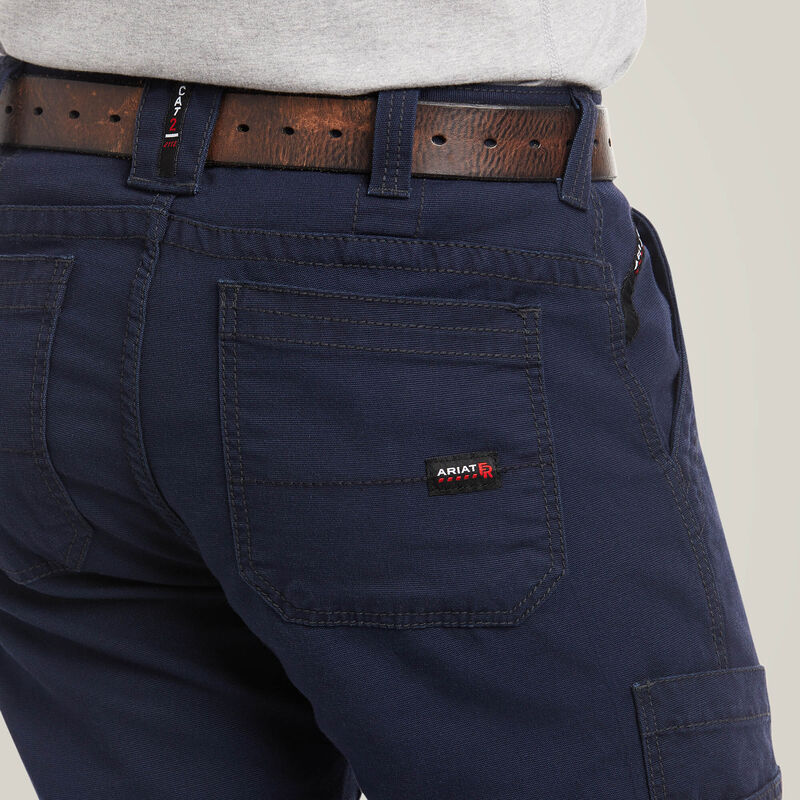 Ariat Men's FR M5 10034648 Stretch DuraLight Canvas Stackable Straight Leg Pant - Image 4