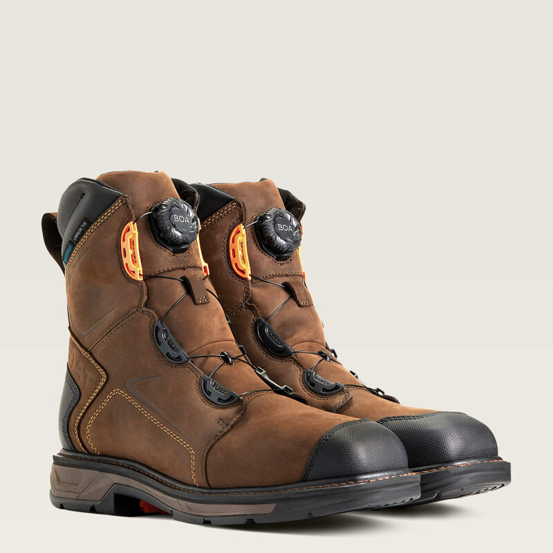 Ariat WorkHog XT 8" BOA Waterproof Carbon Toe Work Boot - Image 7