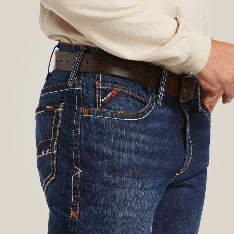 Ariat Men's FR M4 Calder 10039283 Relaxed DuraStretch Stillwell Boot Cut Jean - Image 4
