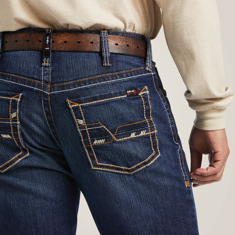 Ariat Men's FR M4 Calder 10039283 Relaxed DuraStretch Stillwell Boot Cut Jean - Image 5