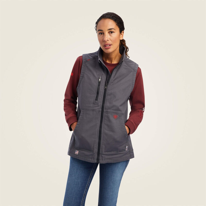 Ariat Women's FR DuraLight Stretch Canvas Vest - Image 1