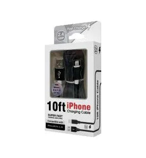 Iphone 10ft Cable 2.4amp - Image 1