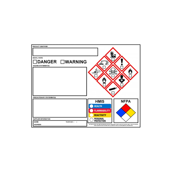 Hazcom Label - Image 1