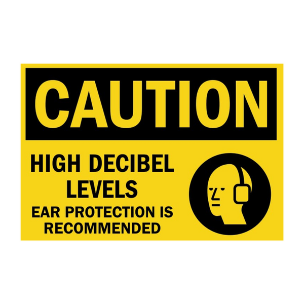 Caution High Decibel Ear Protection is Required - Image 1