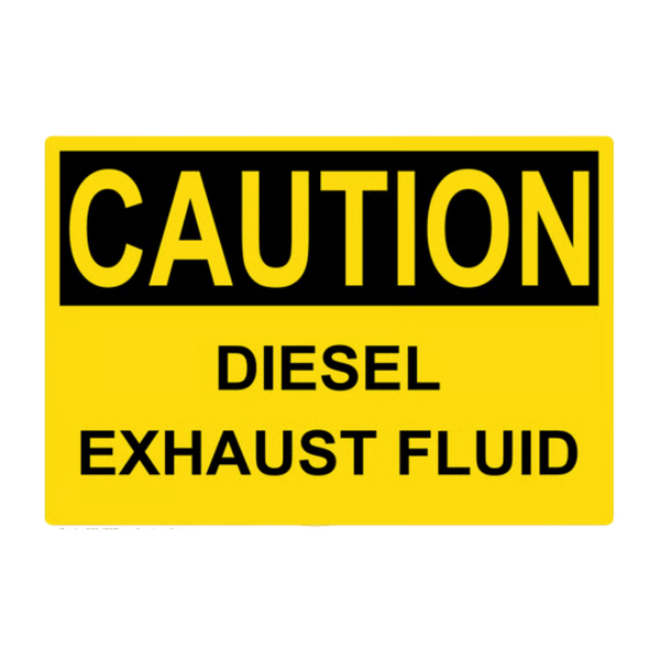 Caution Diesel Exhaust - Image 1