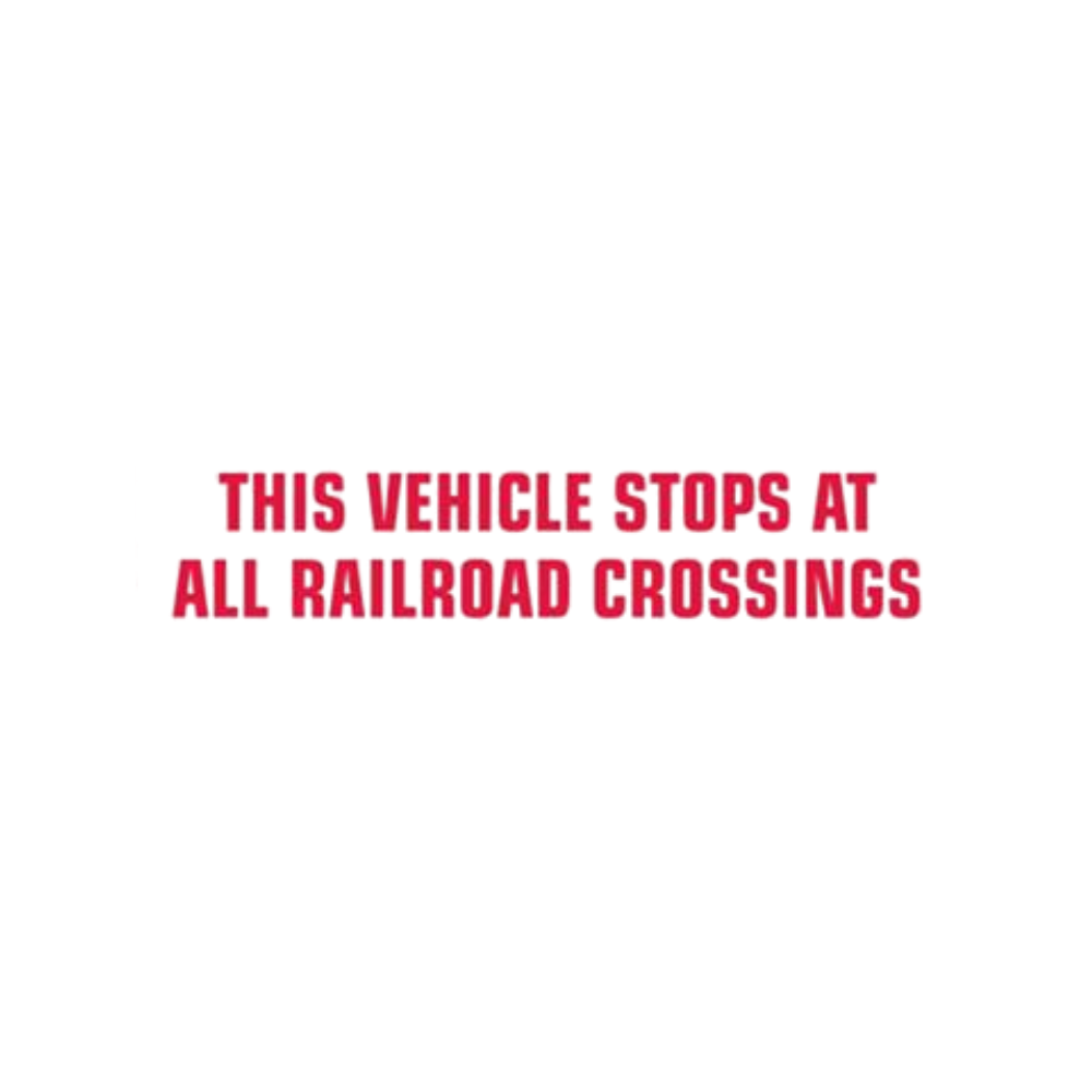 This Vehicle Stops At All Rail Road Crossings - Image 1