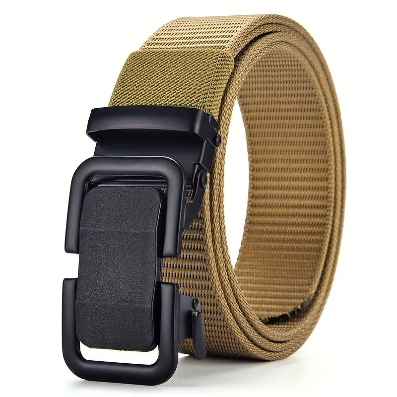 Men's Automatic Buckle Cavas Military Belt - Image 6