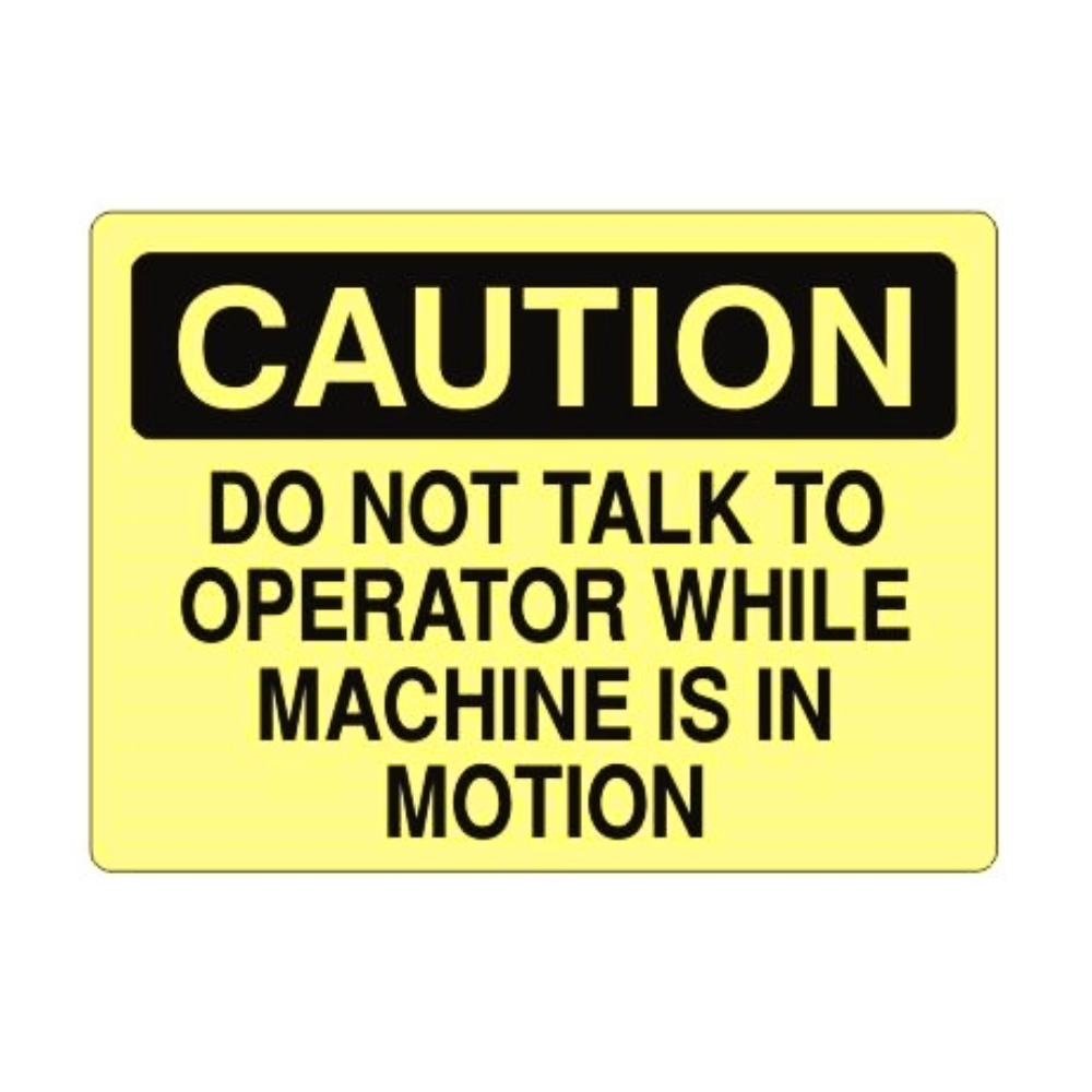 Caution Do Not Talk to Operator - Image 1