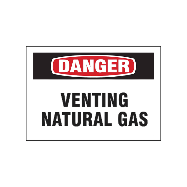 Danger Venting Natural Gas - Image 1