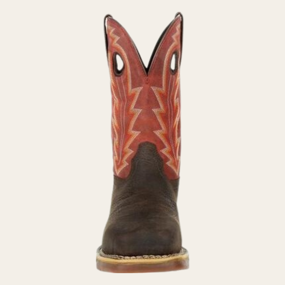 Rocky Long Range Brown & Red Composite Toe Waterproof Western Boot-DC - Image 4