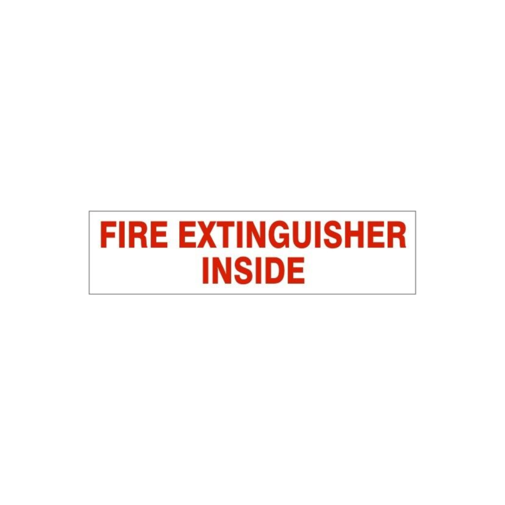 Fire Extinguisher Inside -Decal - Image 1
