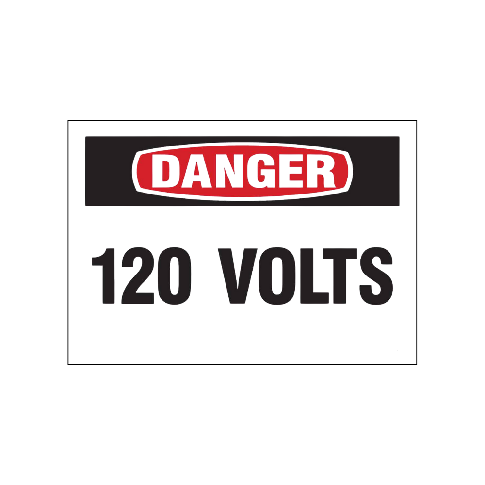 Danger 120 Volts - Image 1