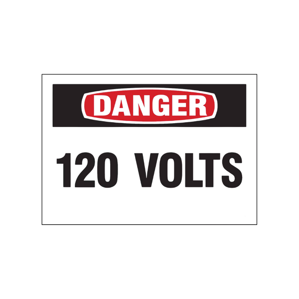 Danger 120 Volts - Image 1