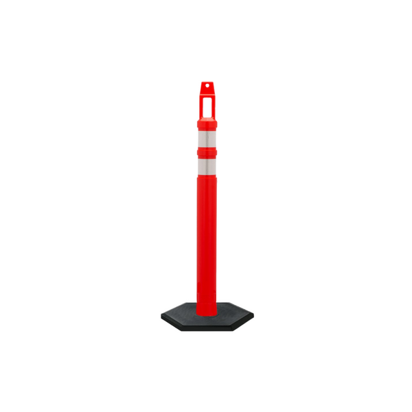 D-Top Delineator Reflective Road Cone - Image 1
