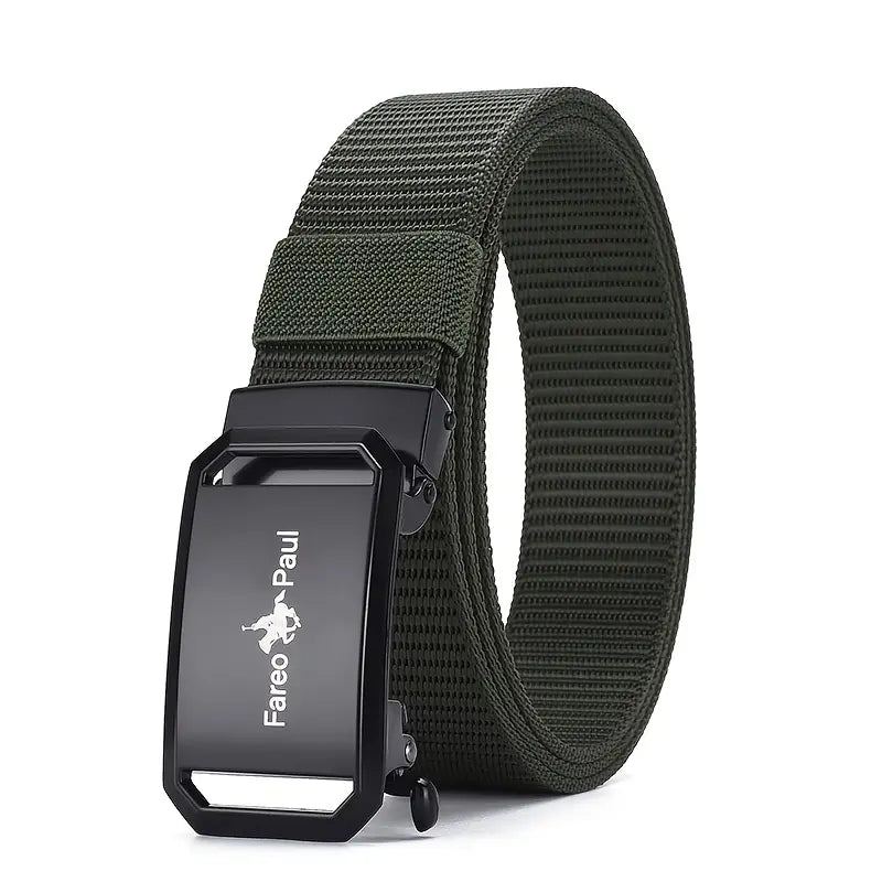Men's Outdoor Casual Automatic Buckle Canvas Belt - Image 4