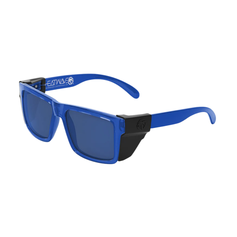 Heat Wave Vise Z87 Sunglasses - Neon Blue Frame - Image 2