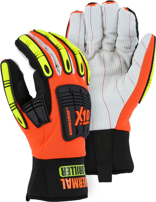 3M Thermal Driller Knucklehead Insulated Cotton Impact Glove - Image 1