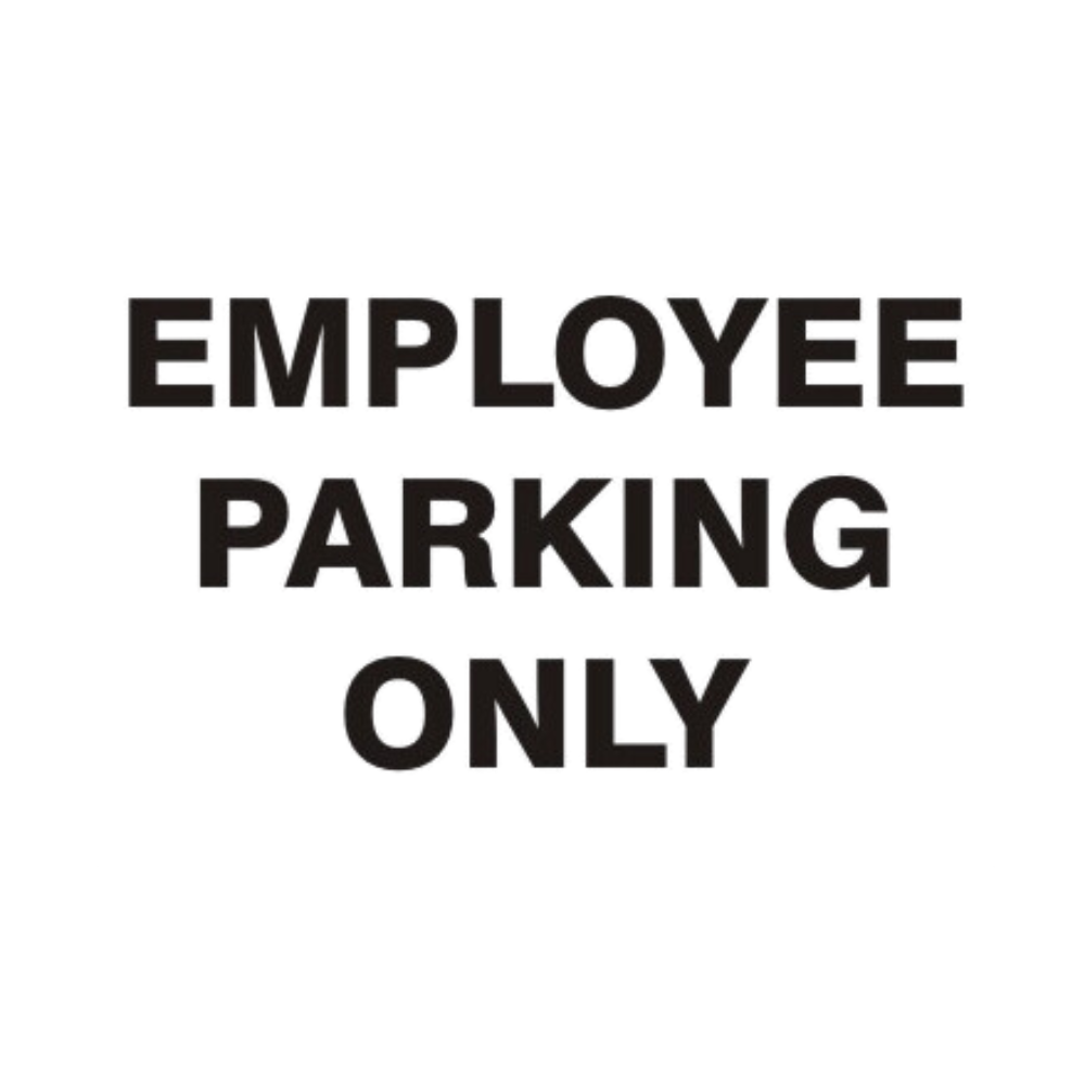 Employee Parking Only - Image 1