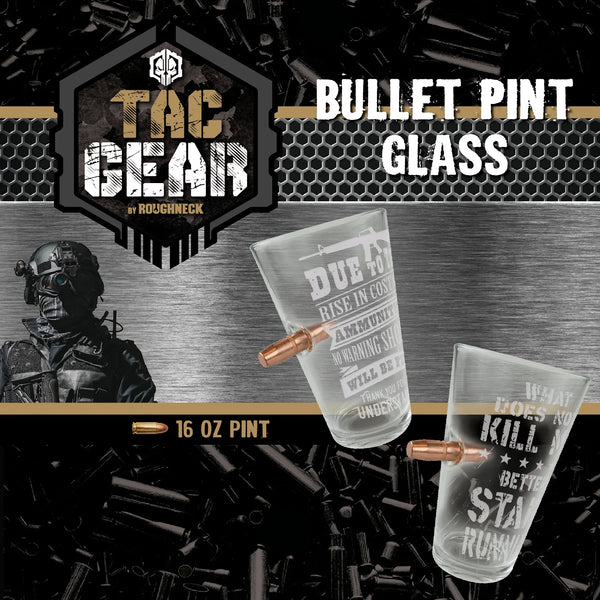 Tac Gear Bullet Pint Glass - Image 1