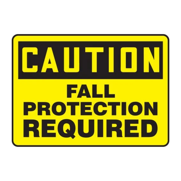 Caution Fall Protection Required - Image 1