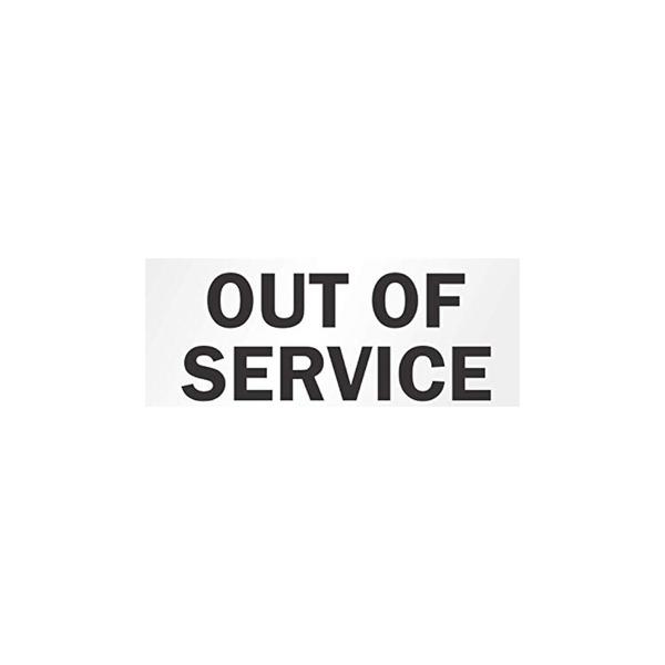 Out of Service 10x14 Sign - Image 1