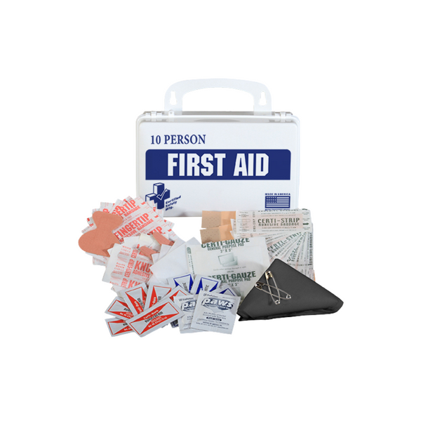 First Aid Kit 25 Person Plastic Shell - Image 1