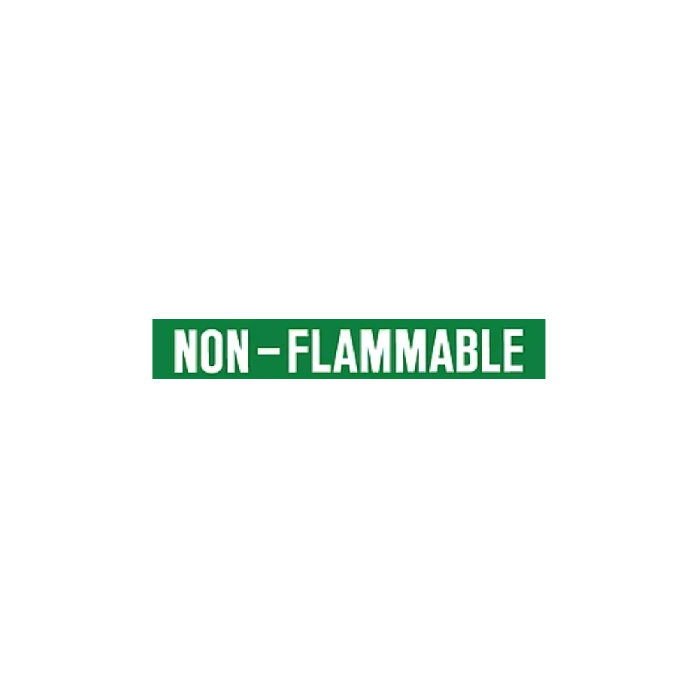 Non-Flammable 2.25''x9'' Vinyl - Image 1