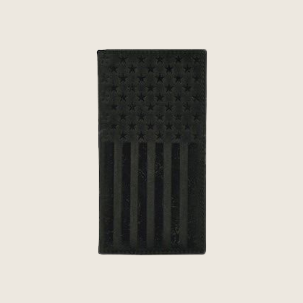 Justin Leather Rodeo Wallet Graphite Flag - Image 1