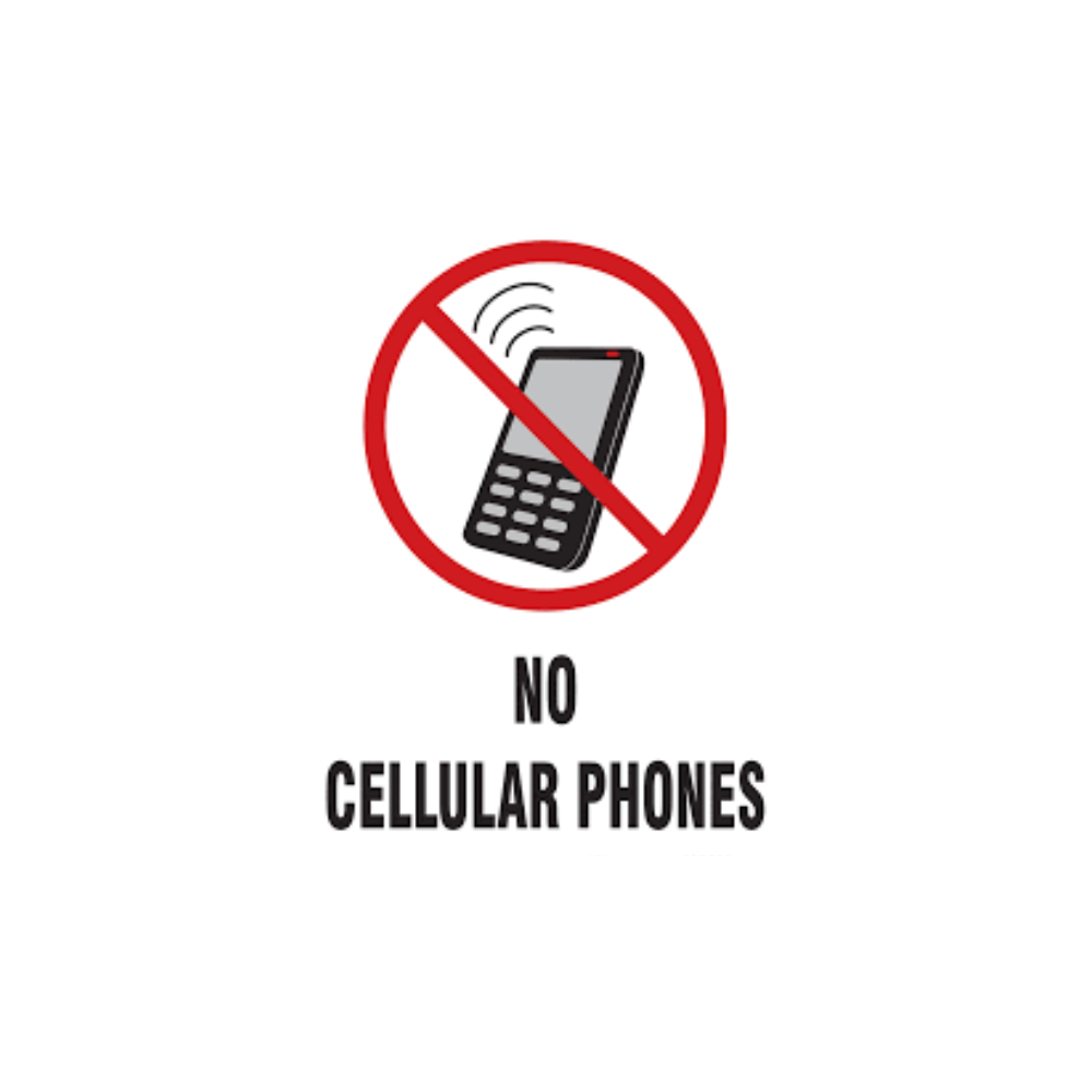 No Cellular Phones - Image 1