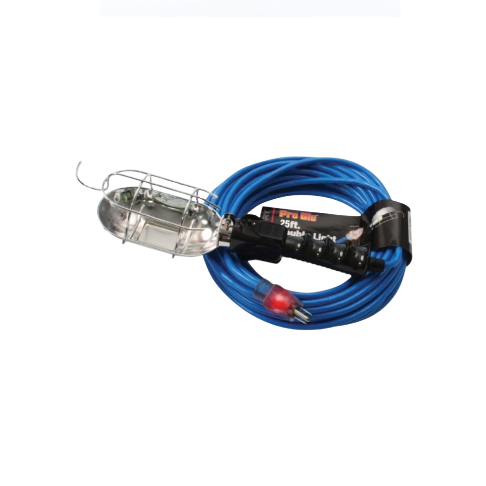 Pro Glo SJTW Trouble Light with Metal Cage - Image 1