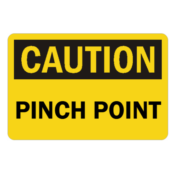 Caution Pinch Point - Image 1