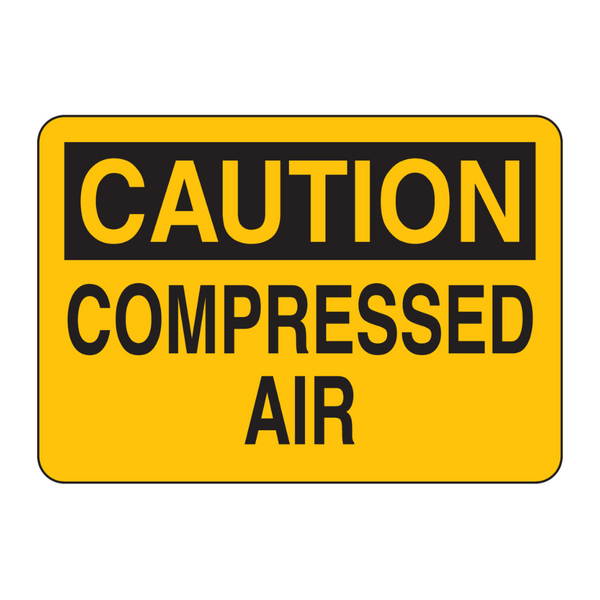 Caution Compressed Air - Image 1