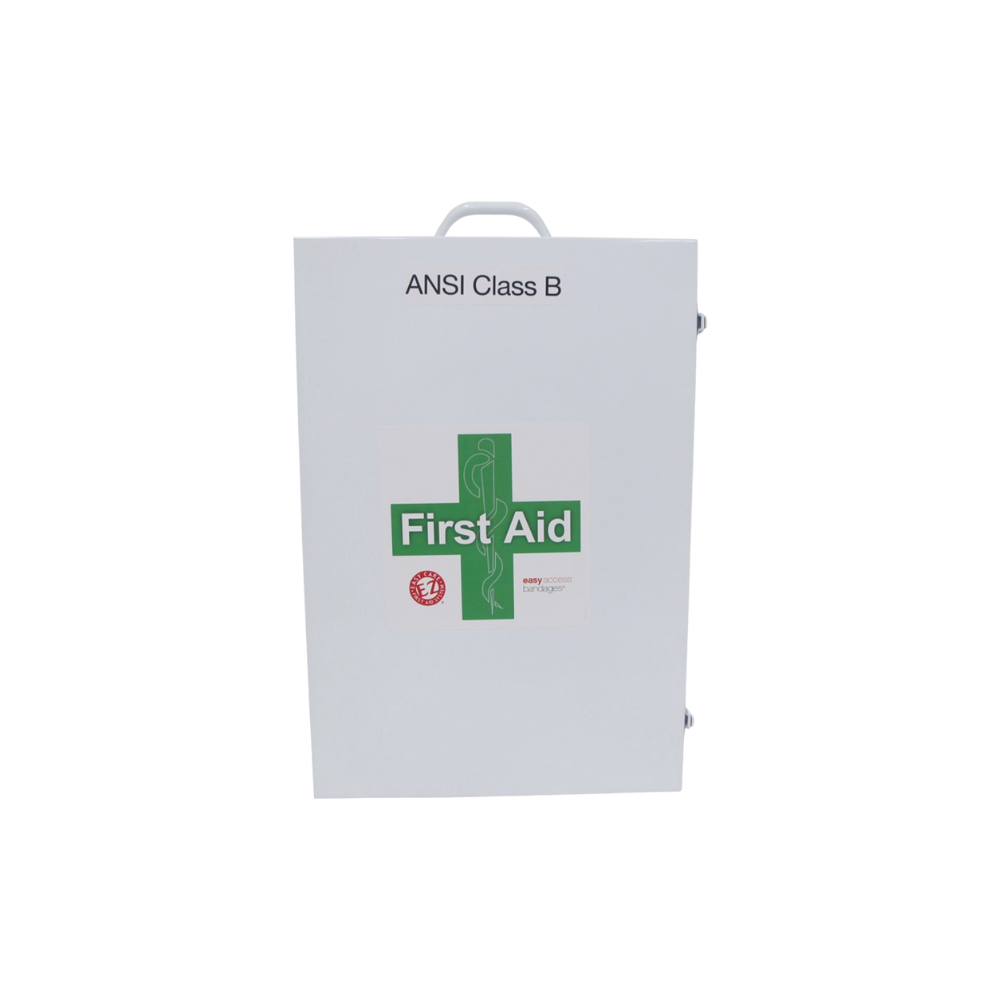 Easy Care 4 Shelf Class B Metal First Aid Station - Image 1