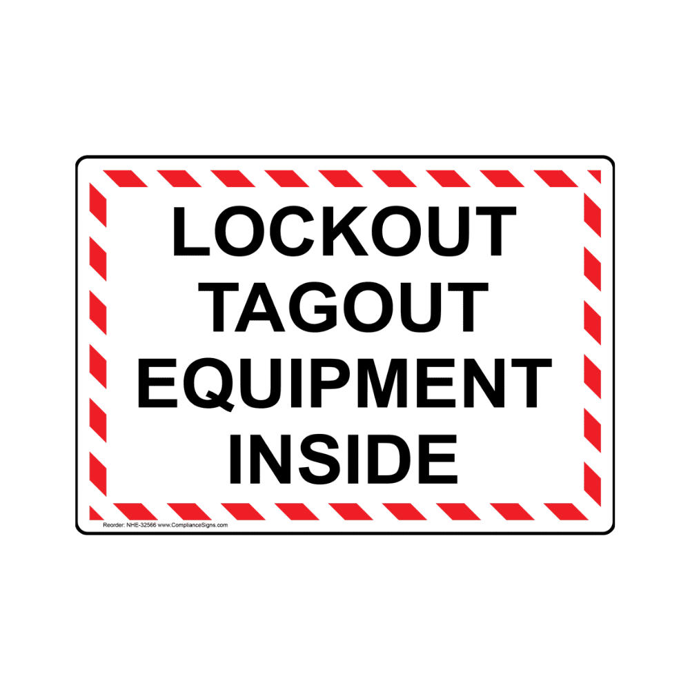 Lockout tagout equipment inside - Image 1
