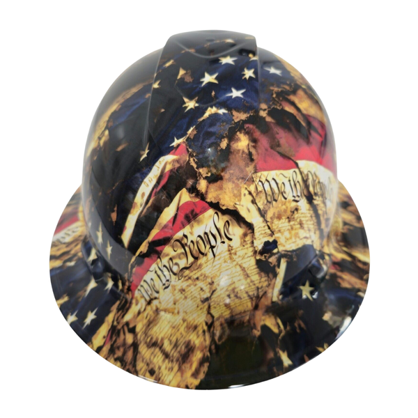 Hydro Battle Worn Tattered and Torn USA Flag - Image 1