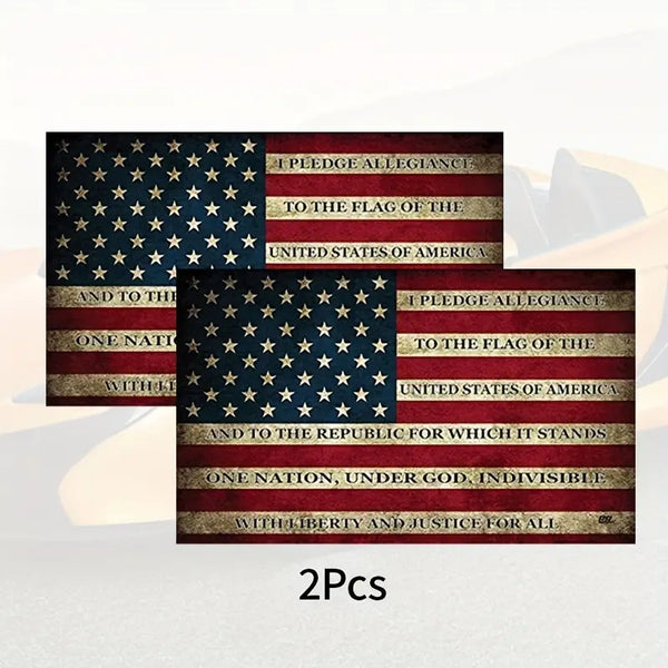 USA Flag Bumper Sticker - Image 1