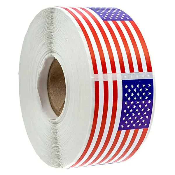 American Flag Sticker Roll - Image 1