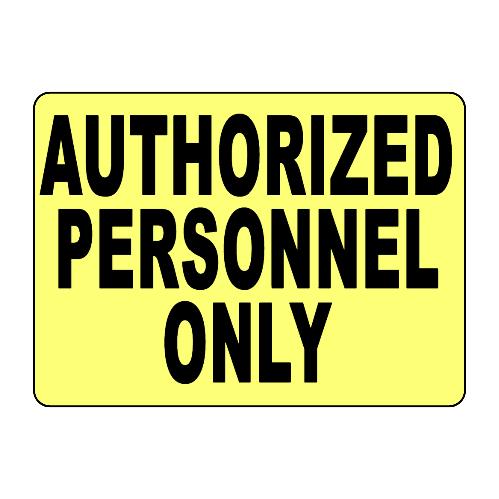 Authorized Personnel Only - Image 1