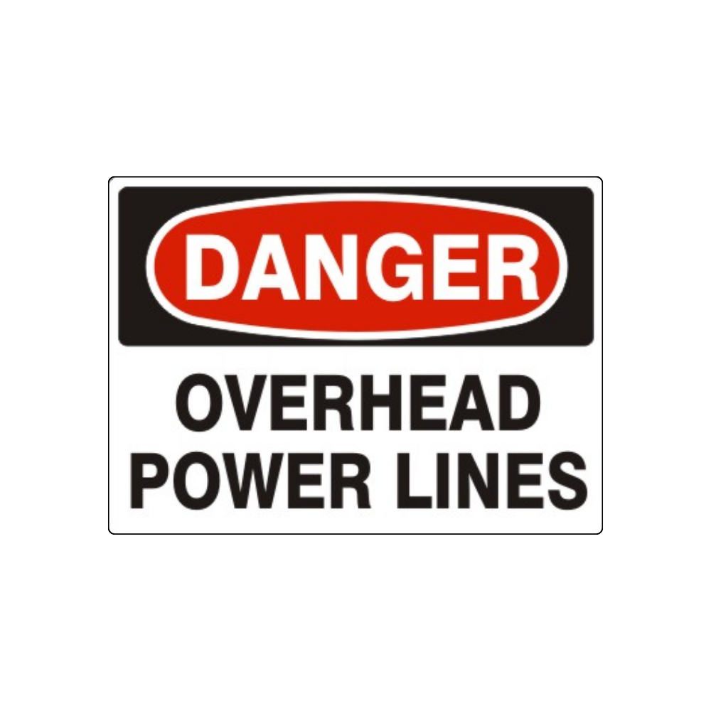 Danger Overhead Power Lines - Image 1