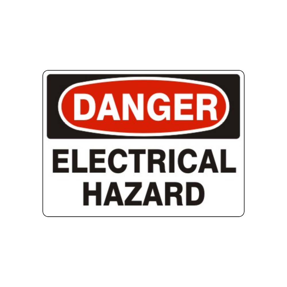Danger Electrical Hazard - Image 1